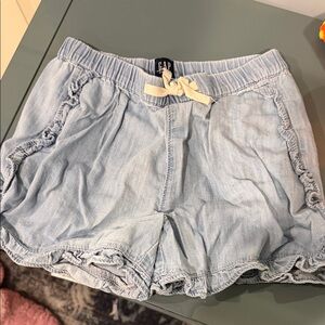 GAP Kids Medium High Waist Light Blue Shorts